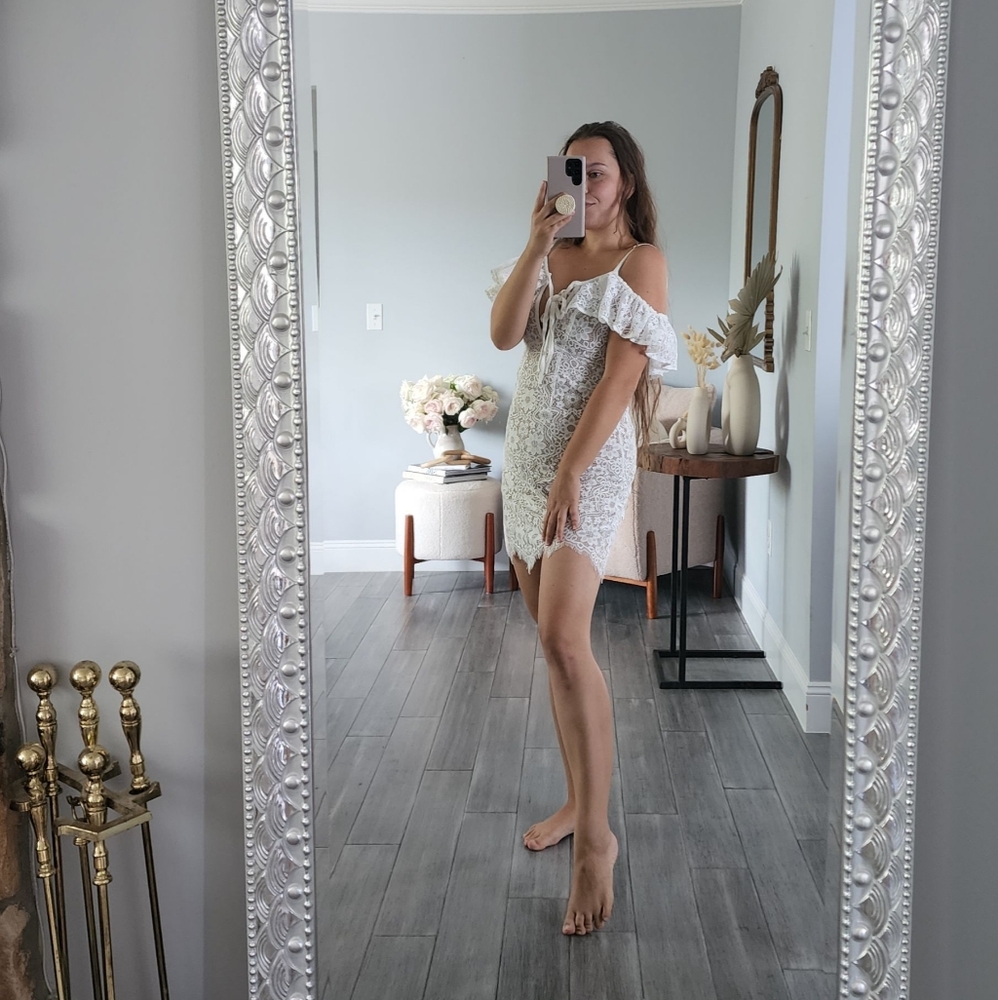 For Love & Lemons Rosemary Mini Dress